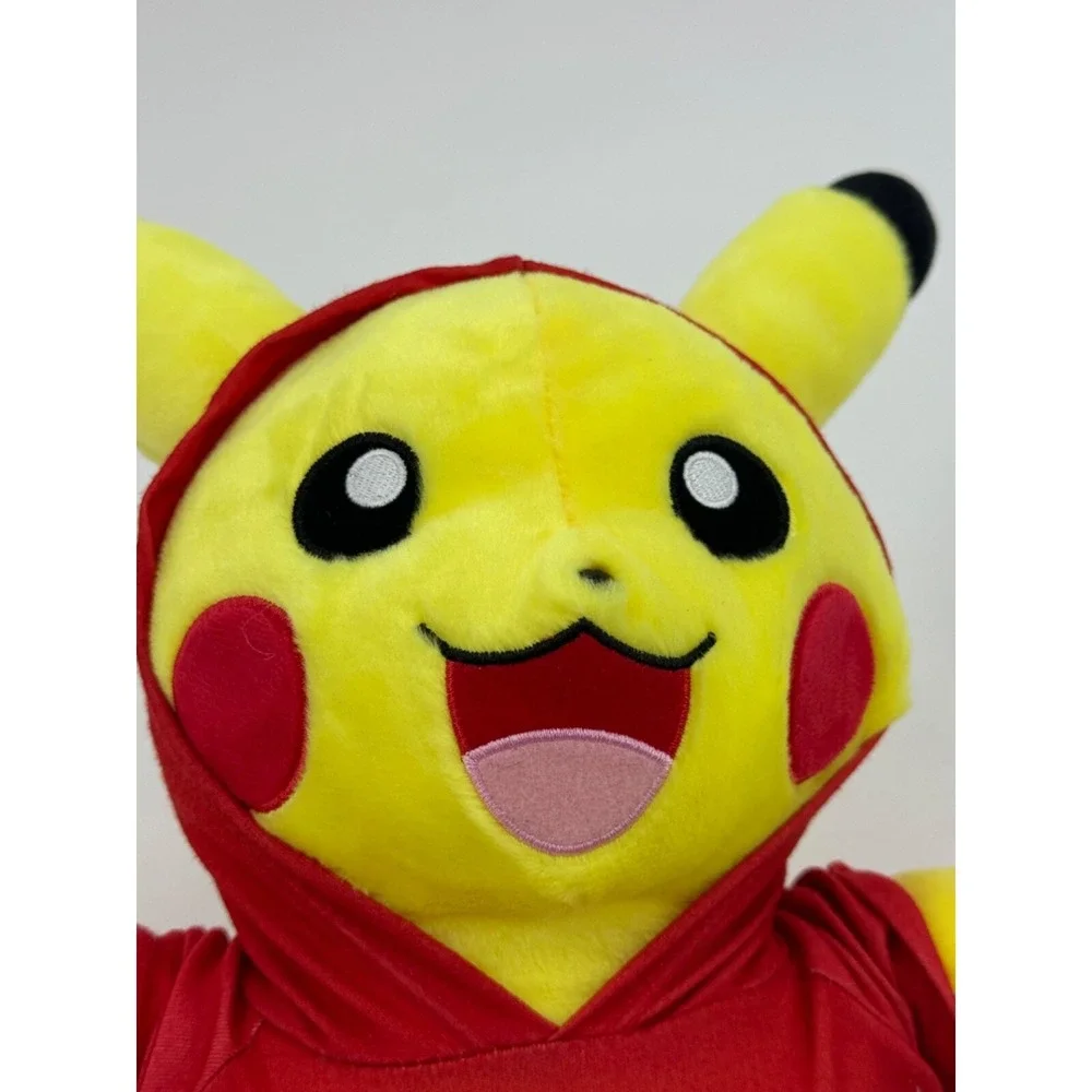 Pokemon Pikachu Build-A-Bear Workshop‎ Plush 16in With Hoodie